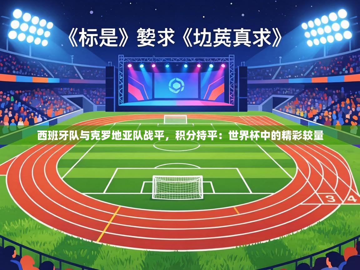 西班牙队与克罗地亚队战平,积分持平:世界杯中的精彩较量 第2张